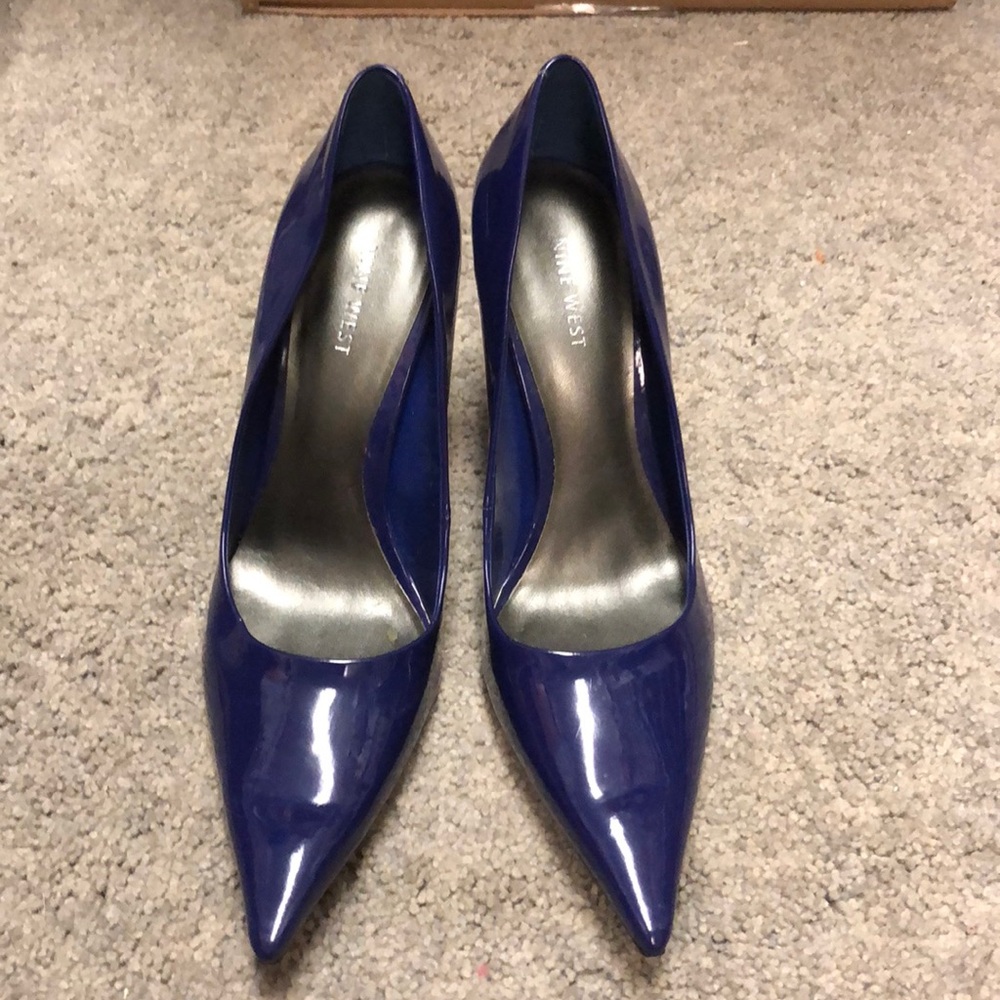 Nine West purple heels